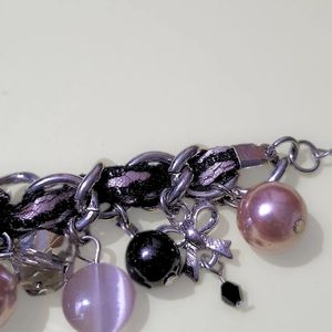 Sultry Flair: Imported Charm Bracelet