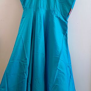 NEW Blue Emboridered Gorgeous Gown