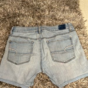 Light Blue Denim Shorts