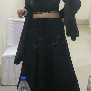 Black Lehenga