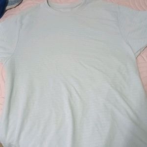 Light Blue Oversized Running Tshirt