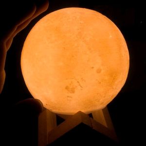 Color Changing Moon Rechargeable Night Lamp