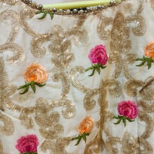 Golden Embroidered Blouse