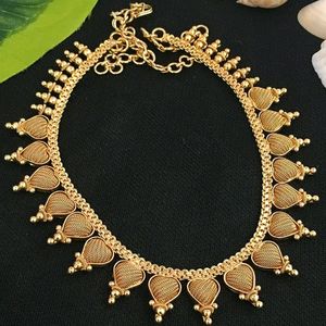 One Gram Micro Gold Plated Traditional Designer Necklace