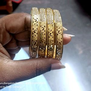 Gold Look Bridal Bangles New