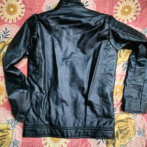 Leather Look Jacket Only One Time Wear