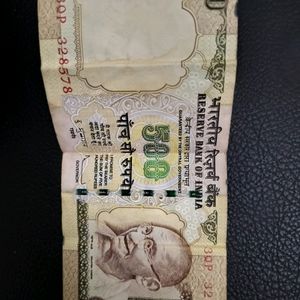 500rupees Old Note