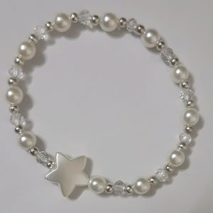 Asthetic Crystal - Pearl Bracelet