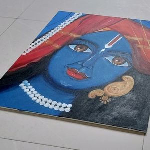 Krishna Canvas Paining