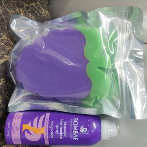 Lavender Hair Removal Spray With Fruit Sponge