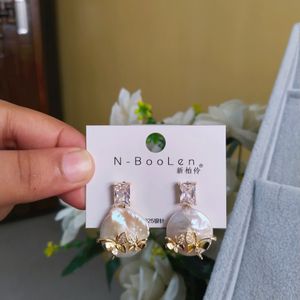 Premium Pearl Butterfly Earrings