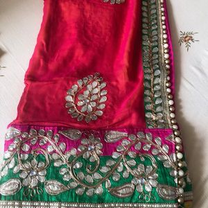 Colourful Gota Saree