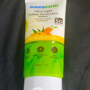 Mama earth Ultra Light Indian Sunscreen