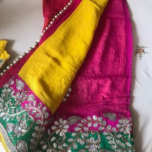 Colourful Gota Saree