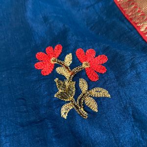 Pure Chanderi Silk Saree