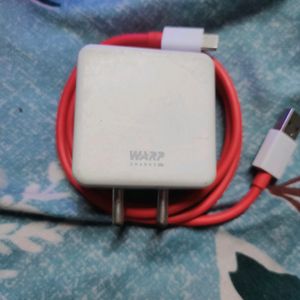 OnePlus 30watt Warp Charger Original With Cable