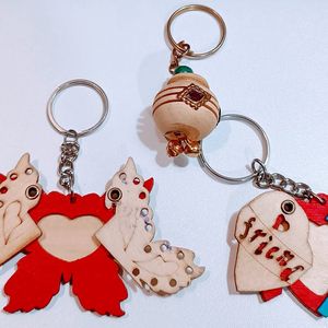 Wood Keychains