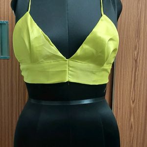 Neon Bralett Blouse For Girls(28 To 34)