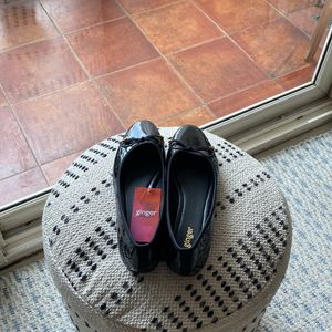 Brand New Black Patent Ballerinas