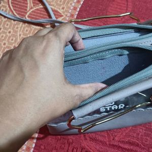 Grey Cute Sling Bag