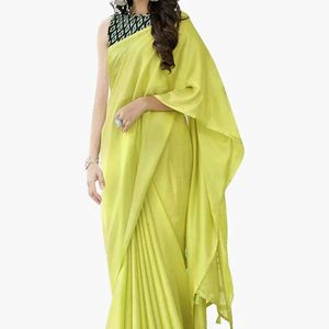 Jute Cotton Saree with Stitched Blouse