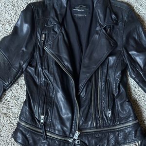 ALL SAINTS Assembly Leather Biker Jacket