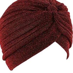 40 Rupees Off,New Shimmer Knot Pleated Turban Cap