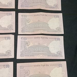 50rs Old Note Set Of 8🔥