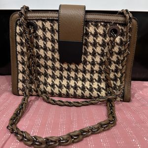 Brown Beige Slingbag