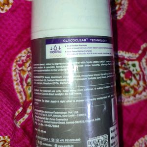 Sanfe Underarm Lightning Roll On With Zero Sweat