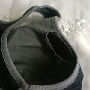 Black grey active wear