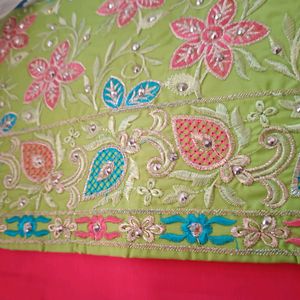 Un Stitched Salwar Suit Set