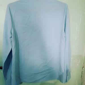 Powder Blue Colour Formal Shirt