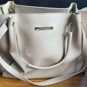 Like New Beige Lapis Lupo Bag