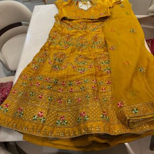 Beautiful Mustard Yellow Lehenga