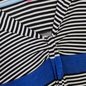 Blue Strips Women Tee