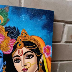 Radha Krishna Canvas Painting