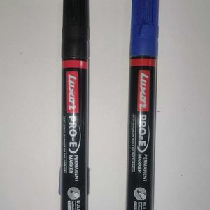 Luxor Refillable Permanent Marker Blue And Black