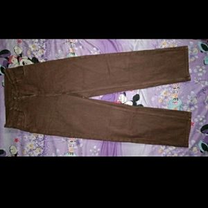 Brown Wide Leg Jeans