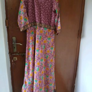 Anarkali Kurt And Legging Combo