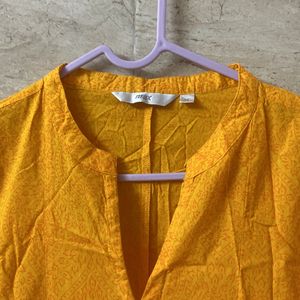 Mustard yellow Kurta