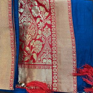 Pure Chanderi Silk Saree