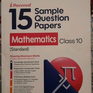 Arihant 15 Sample Paper Mathematics Class 10