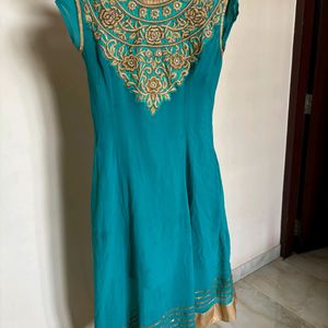 Beautiful Work Kurta Set With Inner And Sharara