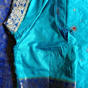 Clay Heavy Zari Work Silk Saree