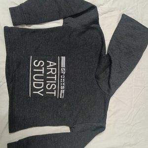 New Crop Top Hoodie For winters