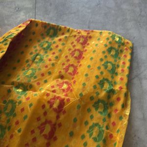 Yellow Tant Saree