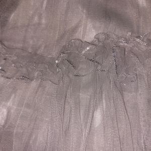 Lehnga Choli Duppata Silver Grey Colour Nice N Wed