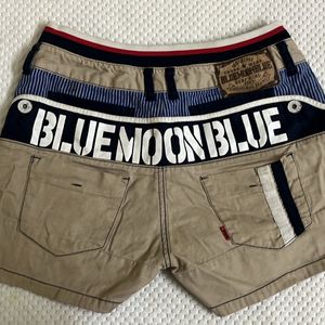 original BLUEMOONBLUE vintage scout type shorts