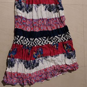 multiple colored skirt